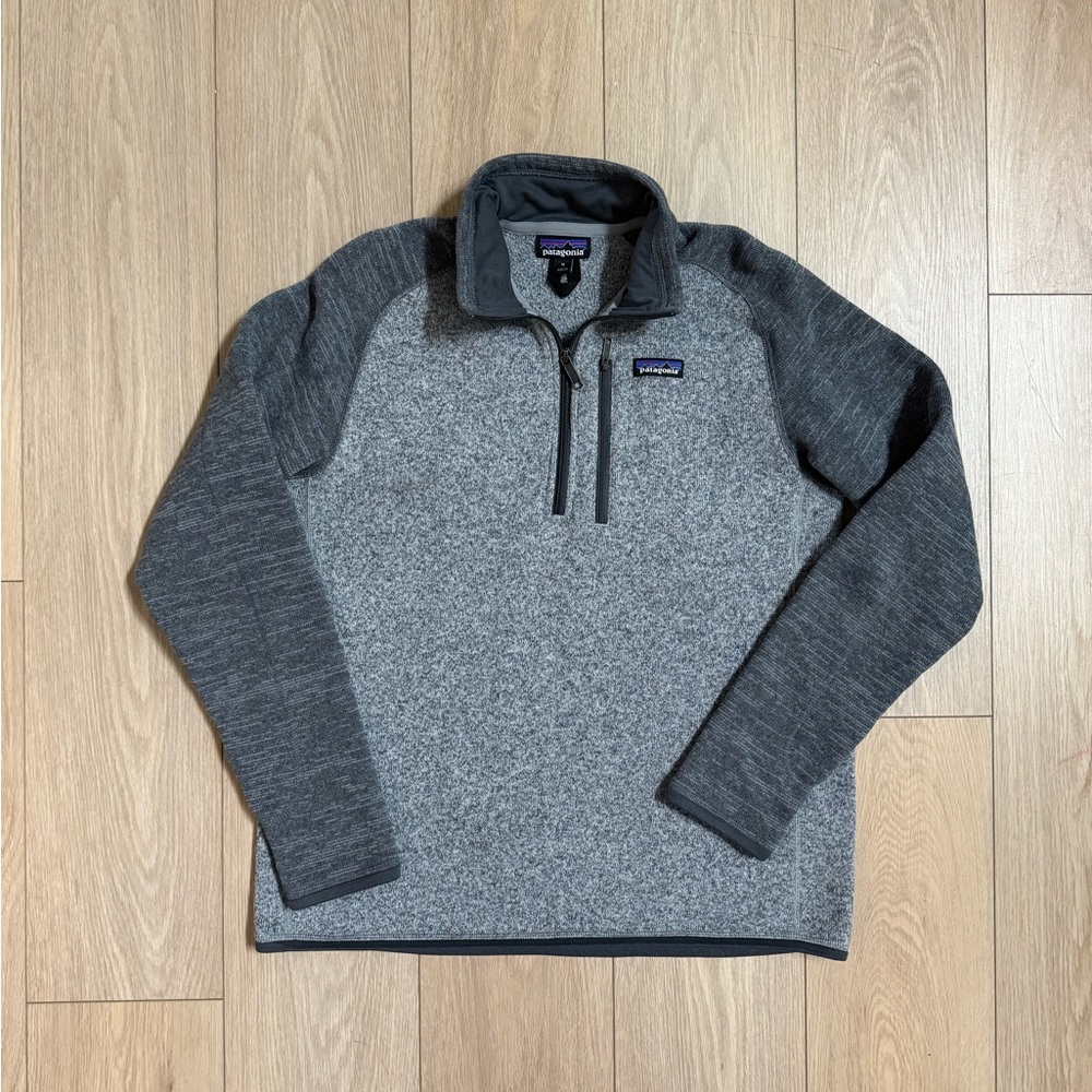 Patagonia Gray Quarter-Zip Jacket